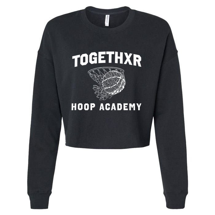 Togethxr Hoop Academy Cropped Pullover Crew