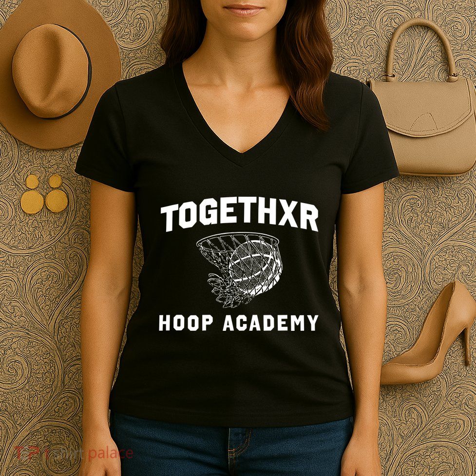 Togethxr Hoop Academy Women's V-Neck T-Shirt