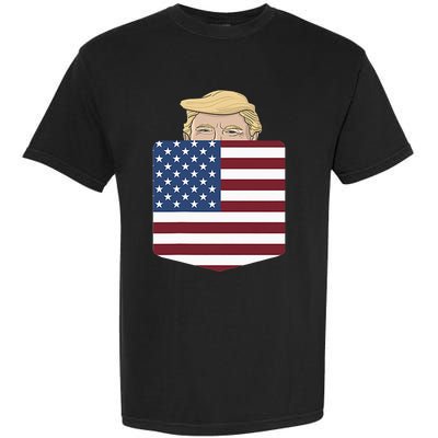 Trump Hugging An Orange Cat 2024 Garment-Dyed Heavyweight T-Shirt