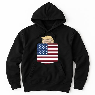 Trump Hugging An Orange Cat 2024 Hoodie