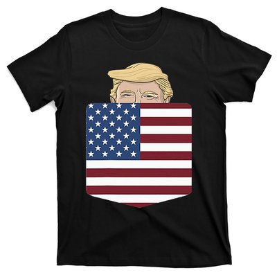 Trump Hugging An Orange Cat 2024 T-Shirt