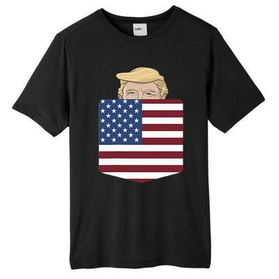 Trump Hugging An Orange Cat 2024 Tall Fusion ChromaSoft Performance T-Shirt