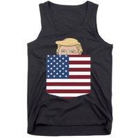 Trump Hugging An Orange Cat 2024 Tank Top