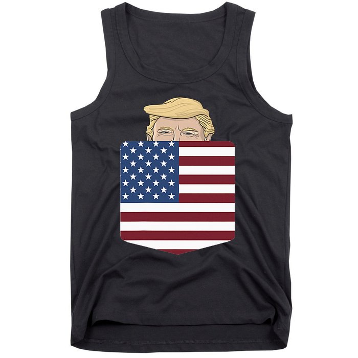 Trump Hugging An Orange Cat 2024 Tank Top