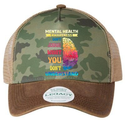 Tal Health Awareness DonT Judge What You Dont Understand Gift Legacy Tie Dye Trucker Hat