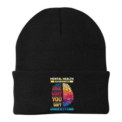 Tal Health Awareness DonT Judge What You Dont Understand Gift Beanie