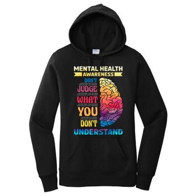 Tal Health Awareness DonT Judge What You Dont Understand Gift Women's Pullover Hoodie