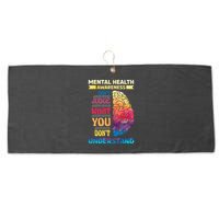 Tal Health Awareness DonT Judge What You Dont Understand Gift Large Microfiber Waffle Golf Towel
