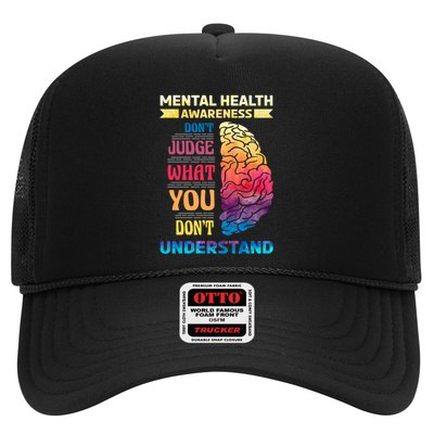 Tal Health Awareness DonT Judge What You Dont Understand Gift Trucker Hat