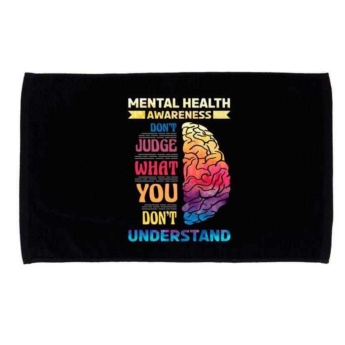 Tal Health Awareness DonT Judge What You Dont Understand Gift Microfiber Hand Towel