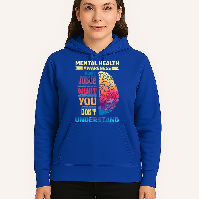 Tal Health Awareness DonT Judge What You Dont Understand Gift Hoodie