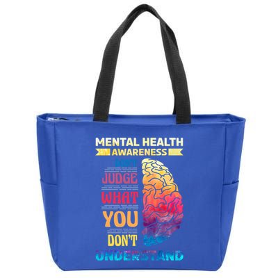 Tal Health Awareness DonT Judge What You Dont Understand Gift Zip Tote Bag