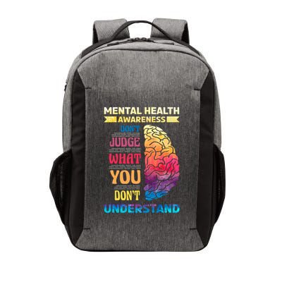 Tal Health Awareness DonT Judge What You Dont Understand Gift Vector Backpack