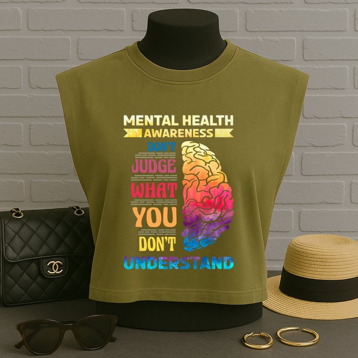 Tal Health Awareness DonT Judge What You Dont Understand Gift Garment-Dyed Women's Muscle Tee