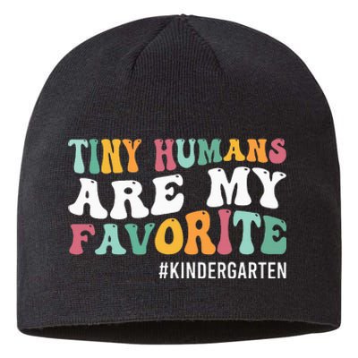 Tiny Humans Are My Favorite Funny Teaching Kindergarten Sustainable Beanie