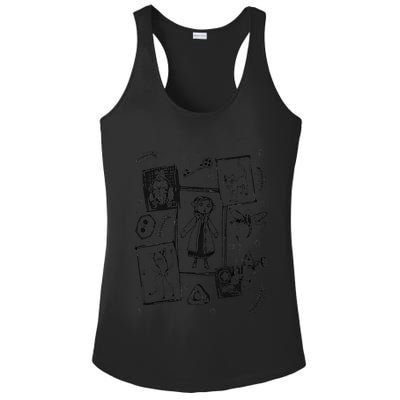 Thriller Horror And Cat Coraline Aesthetic Ladies PosiCharge Competitor Racerback Tank