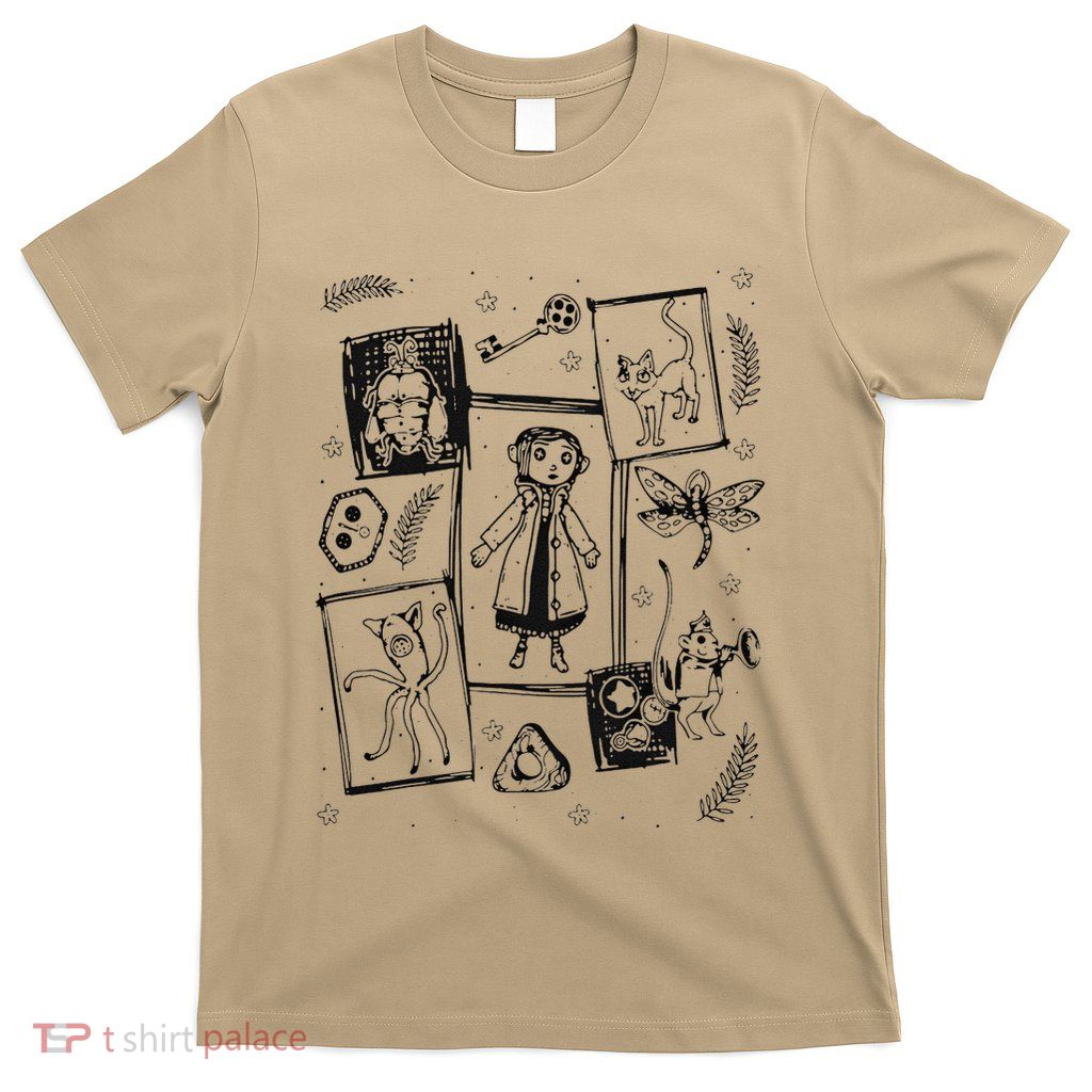 Thriller Horror And Cat Coraline Aesthetic T-Shirt