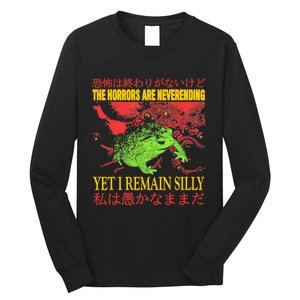 The Horrors Are Never Ending Frog Long Sleeve Shirt