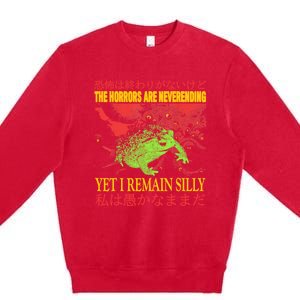 The Horrors Are Never Ending Frog Premium Crewneck Sweatshirt