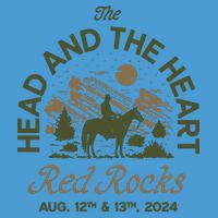 The Head And The Heart Red Rocks 2024 Event Tie Dye Hoodie