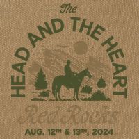 The Head And The Heart Red Rocks 2024 Event Cotton Canvas Backpack