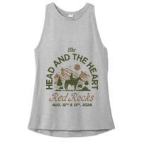 The Head And The Heart Red Rocks 2024 Event Ladies PosiCharge Tri-Blend Wicking Tank