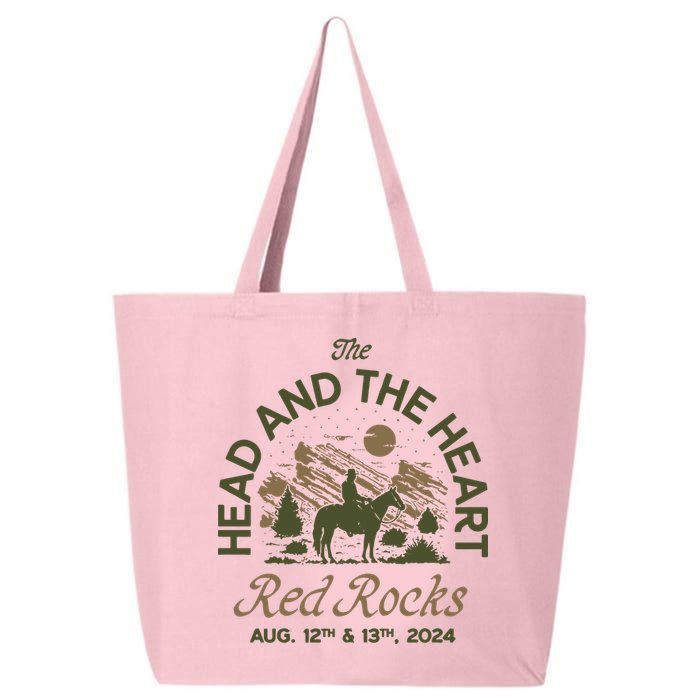 The Head And The Heart Red Rocks 2024 Event 25L Jumbo Tote