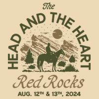 The Head And The Heart Red Rocks 2024 Event Drawstring Bag