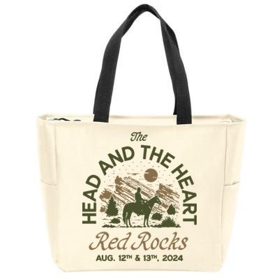 The Head And The Heart Red Rocks 2024 Event Zip Tote Bag
