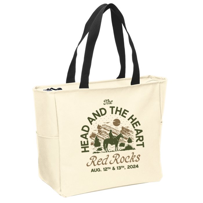The Head And The Heart Red Rocks 2024 Event Zip Tote Bag