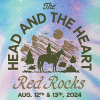 The Head And The Heart Red Rocks 2024 Event Legacy Tie Dye Trucker Hat