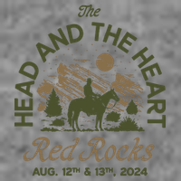 The Head And The Heart Red Rocks 2024 Event Hooded Wearable Blanket