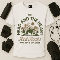 The Head And The Heart Red Rocks 2024 Event Performance Shirt