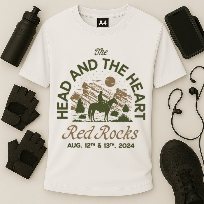 The Head And The Heart Red Rocks 2024 Event Performance Shirt