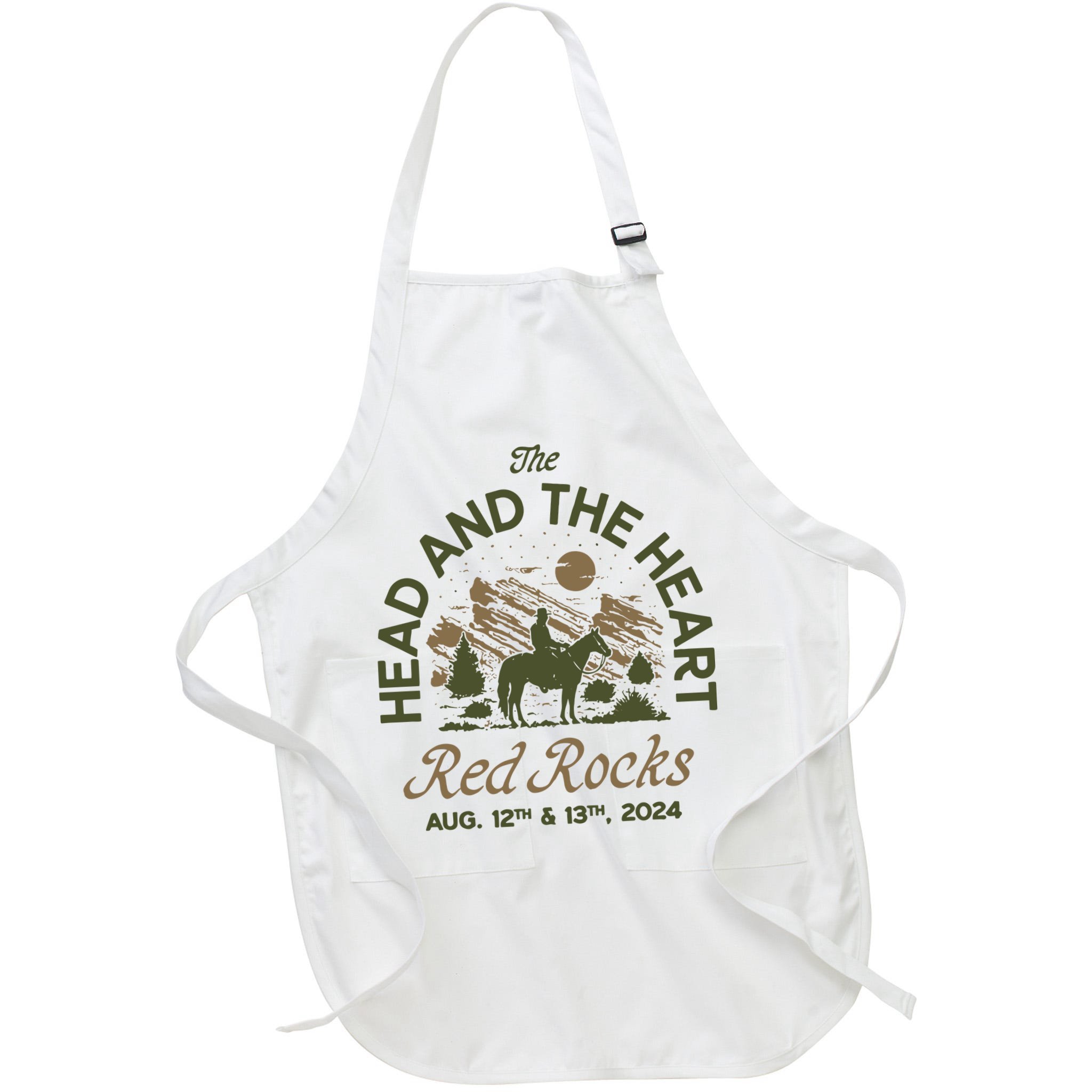 The Head And The Heart Red Rocks 2024 Event Apron