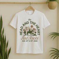 The Head And The Heart Red Rocks 2024 Event T-Shirt