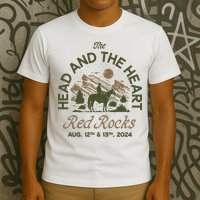 The Head And The Heart Red Rocks 2024 Event T-Shirt