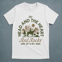 The Head And The Heart Red Rocks 2024 Event T-Shirt