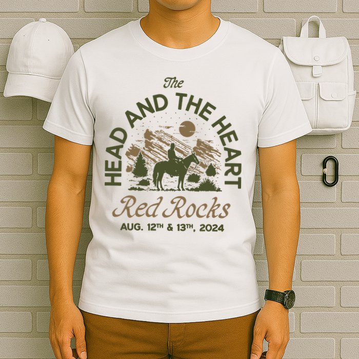 The Head And The Heart Red Rocks 2024 Event T-Shirt