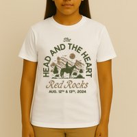 The Head And The Heart Red Rocks 2024 Event T-Shirt