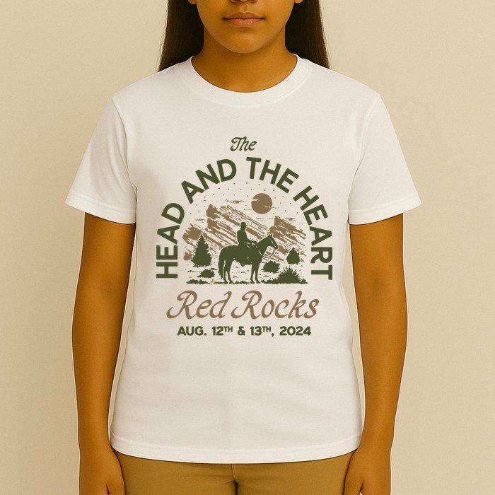 The Head And The Heart Red Rocks 2024 Event T-Shirt