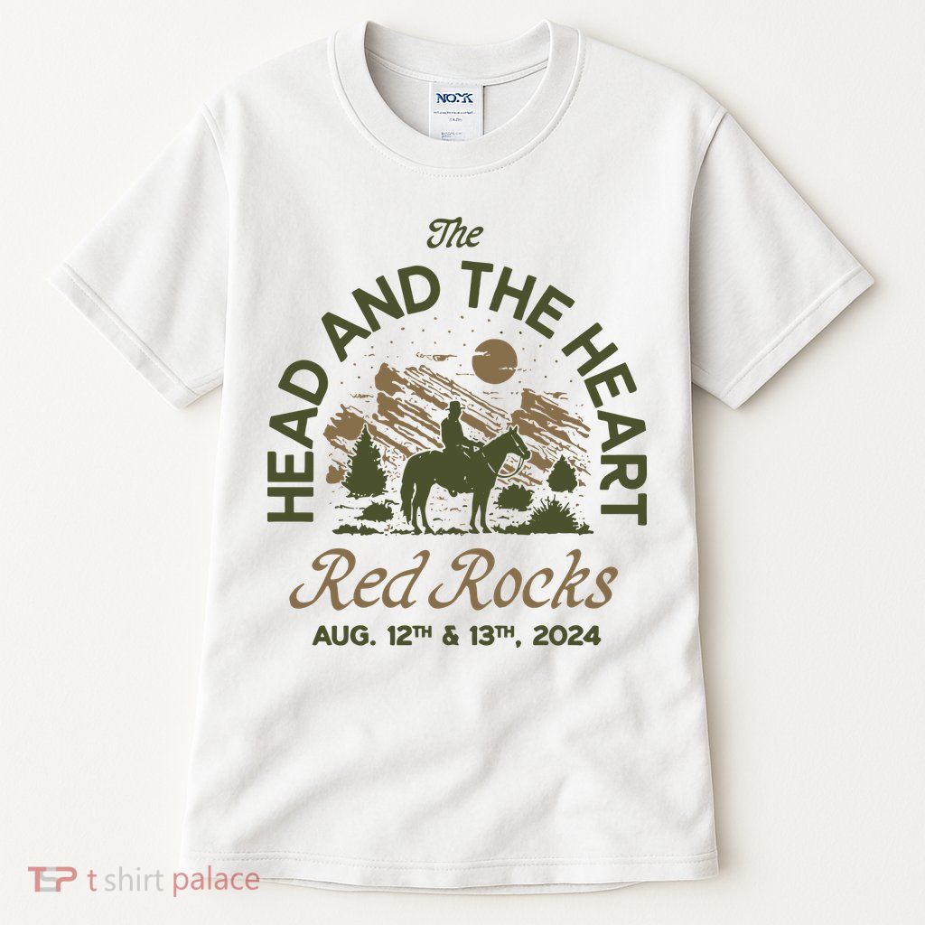 The Head And The Heart Red Rocks 2024 Event Tall T-Shirt