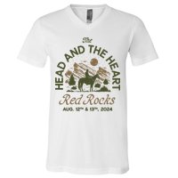 The Head And The Heart Red Rocks 2024 Event V-Neck T-Shirt