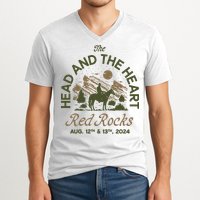 The Head And The Heart Red Rocks 2024 Event V-Neck T-Shirt