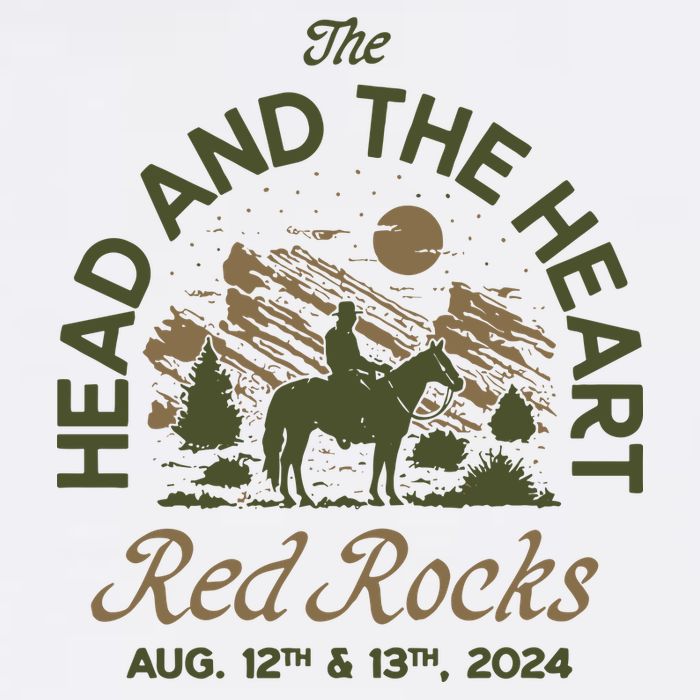 The Head And The Heart Red Rocks 2024 Event Bucket Hat