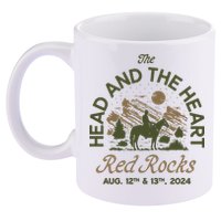 The Head And The Heart Red Rocks 2024 Event 11oz C Handle Ceramic Mug