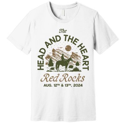 The Head And The Heart Red Rocks 2024 Event Premium T-Shirt
