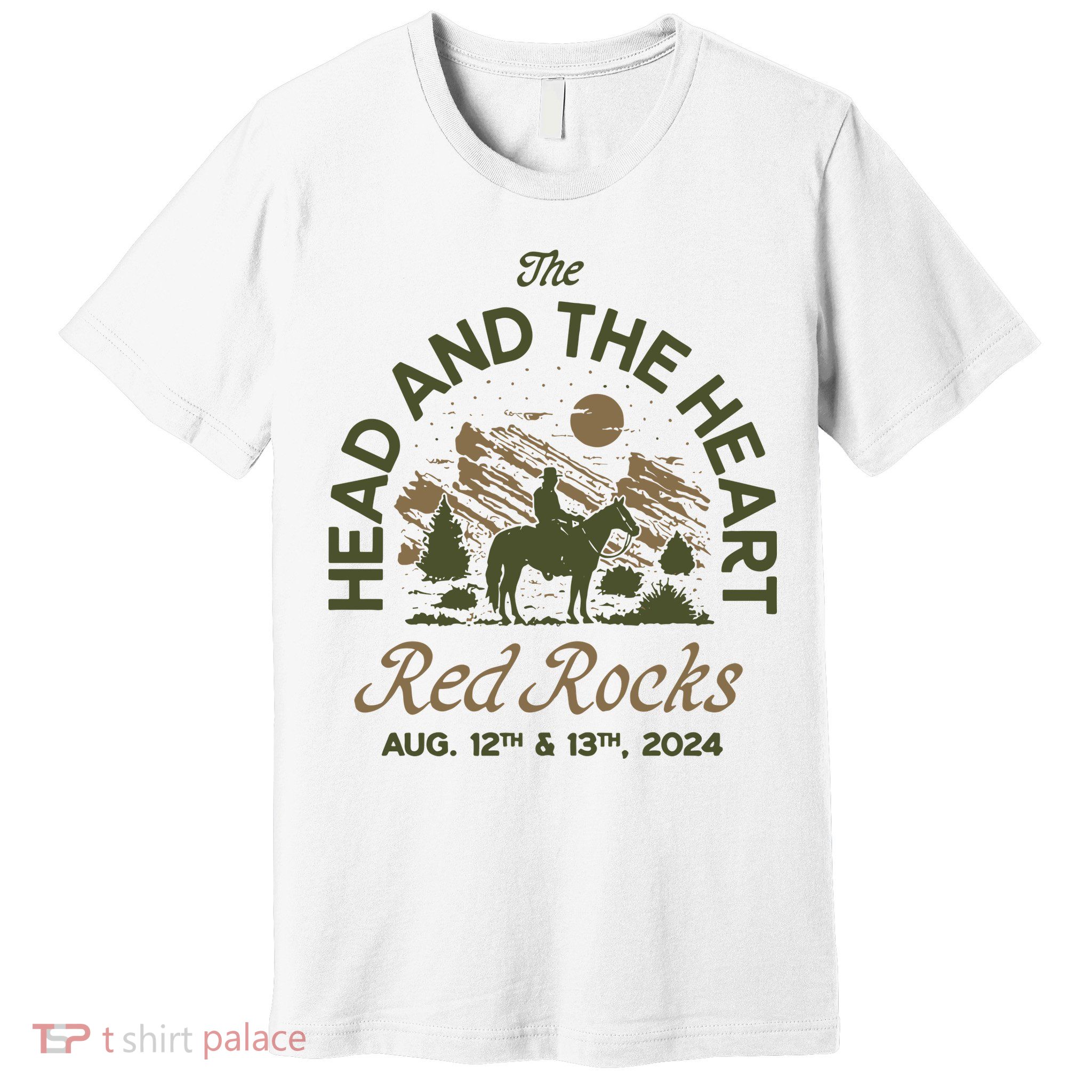 The Head And The Heart Red Rocks 2024 Event Premium T-Shirt
