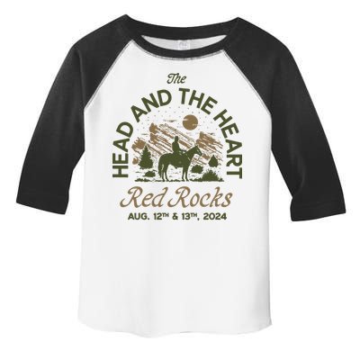 The Head And The Heart Red Rocks 2024 Event Toddler Fine Jersey T-Shirt