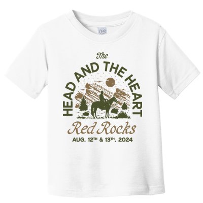The Head And The Heart Red Rocks 2024 Event Toddler T-Shirt